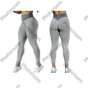 GENERIC Gray Patterned Leggings